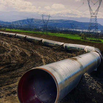 Niederdruckwasserrohr aus Stahl Dn200 für landwirtschaftliche Bewässerung
