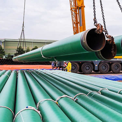 Niederdruckflüssigkeitsübertragungen Spiraleschweißröhre für Piling-Projekt