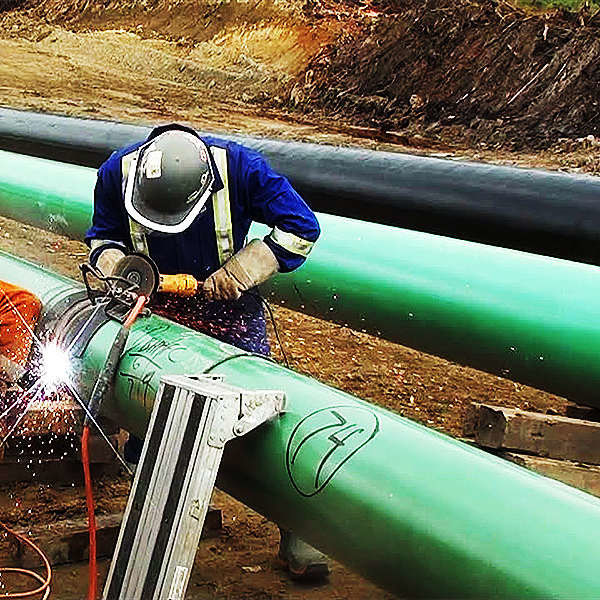 ASTM A252 Hohlseitige Stahlrohr für petrochemische Rohrleitungen 0
